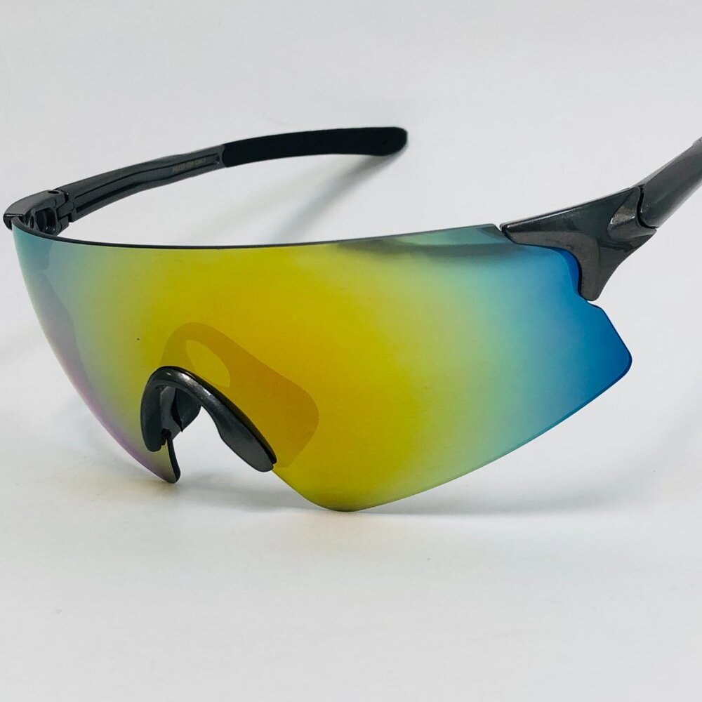 Sport Men‎ Sunglasses Outdoor Multi Color Mirror Lens Beach Shades Lentes Gafas
